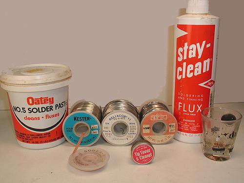 solder and soldering supplies