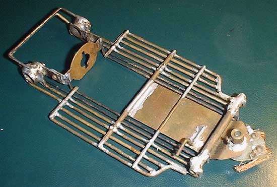 brass rod sports car chassis