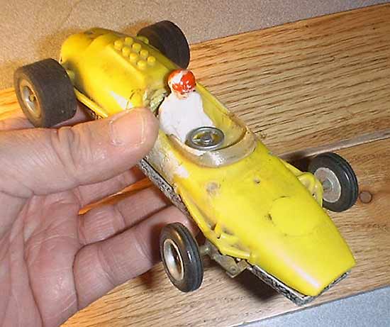 Unusual materials for slot car chassis